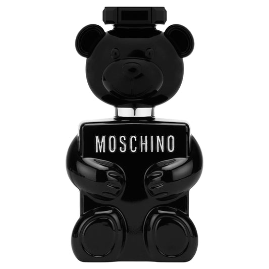 Moschino Toy Boy Eau de Parfum black bear bottle – studio product reference for 100ml tester