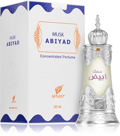 Afnan Musk Abiyad 20ml Concentrated Perfume Oil