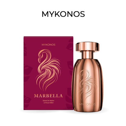 Mykonos Marbella Extrait de Parfum 100ml box and bottle