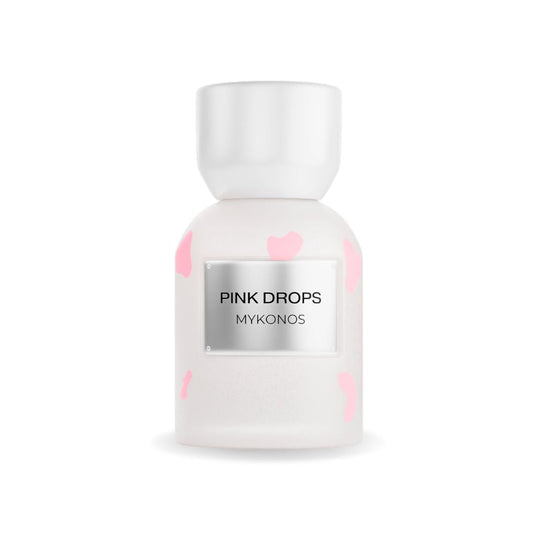 Mykonos Pink Drops Extrait de Parfum 50ml bottle and packaging