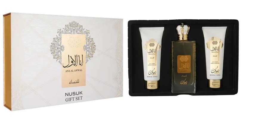 Nusuk Agar Noir perfume bottle and box