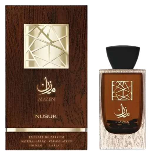 Nusuk Mazen perfume bottle and box