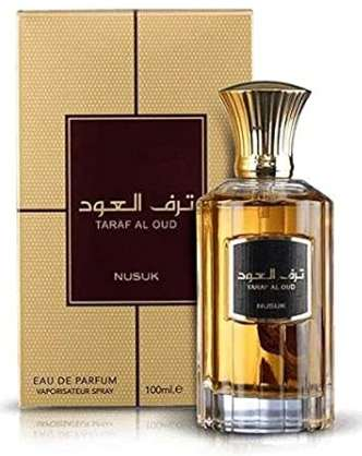 Nusuk Taraf Al Oud perfume bottle and box