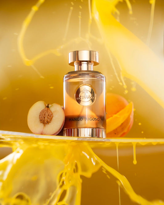 Paris Corner Mango Jugoso EDP 100ml — official bottle photograph; tester packaging may vary