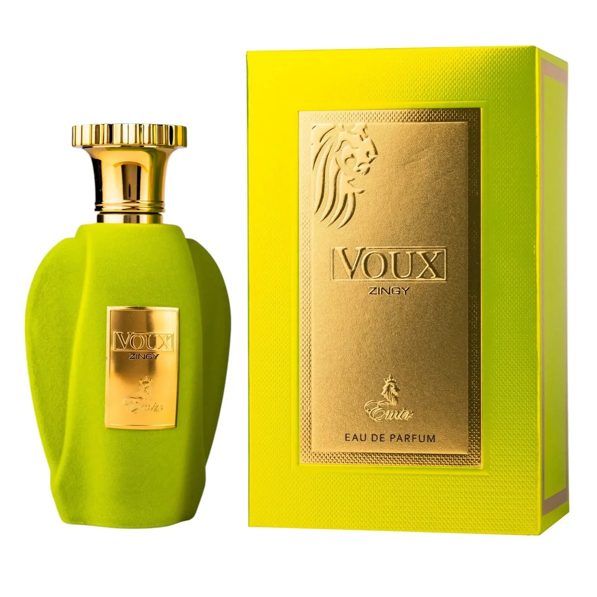 Paris Corner Emir Voux Zingy EDP perfume bottle and box