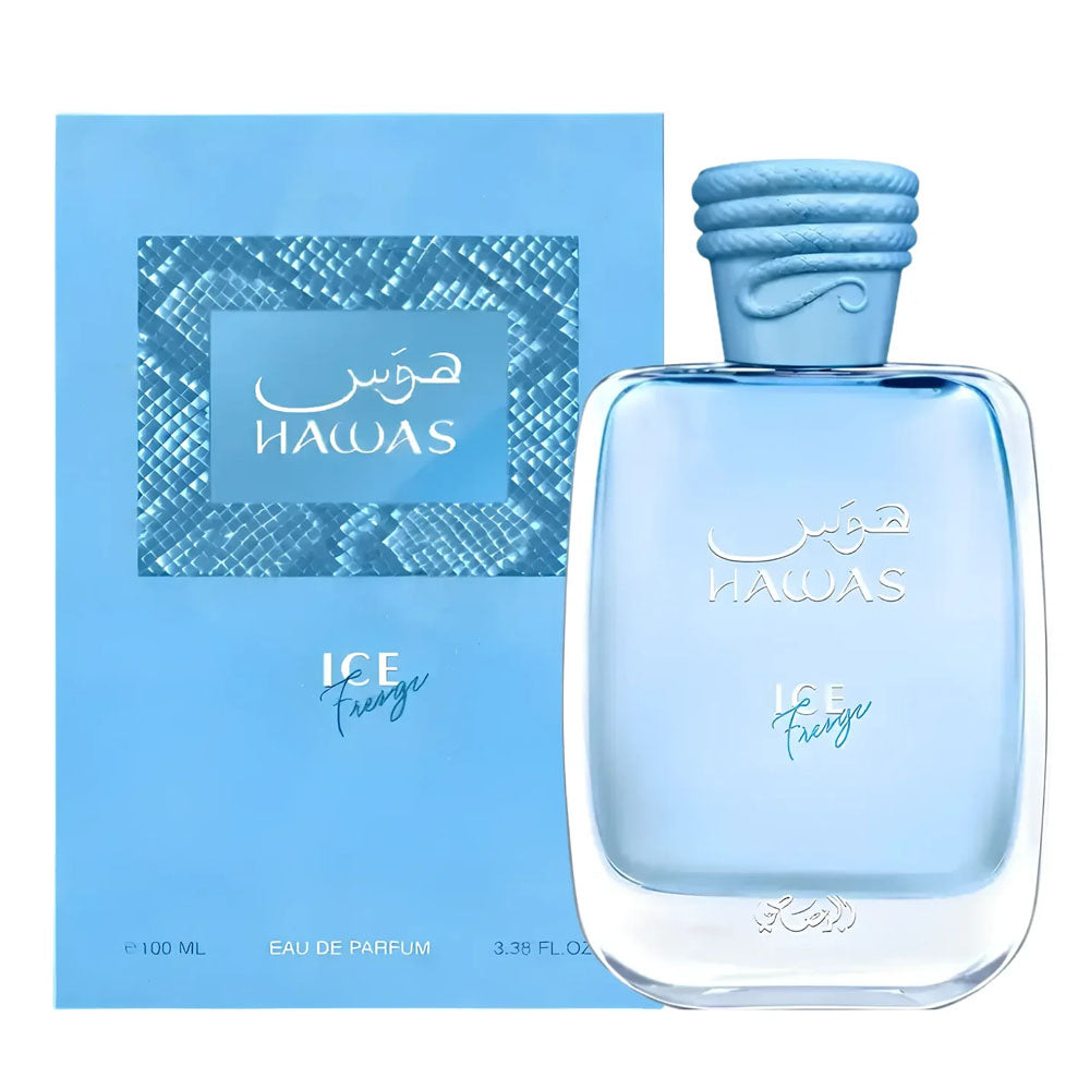 Rasasi Hawas Ice Freeze Eau de Parfum 100ml — genuine Ice Freeze product image sourced from FridayCharm