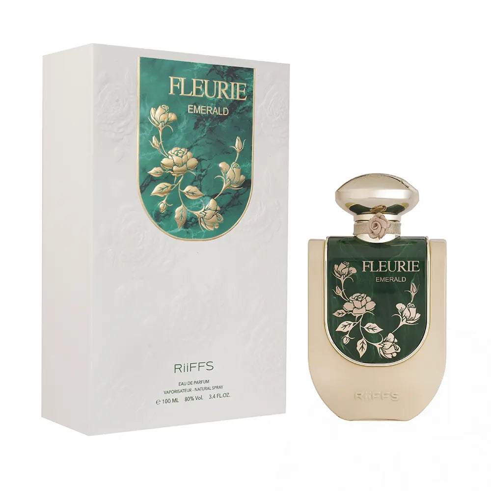 Riiffs Fleurie Emerald Extrait de Parfum bottle and packaging