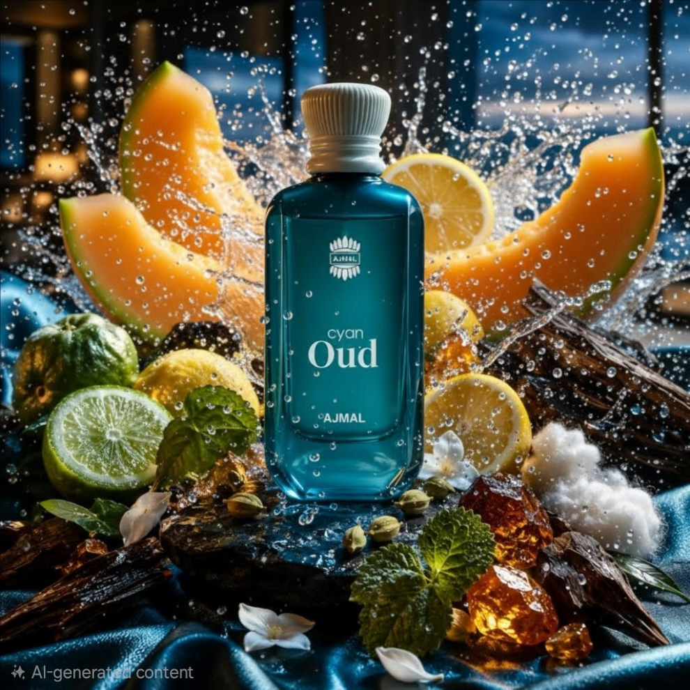 Ajmal Cyan Oud Eau De Parfum 100ML For Men & Women