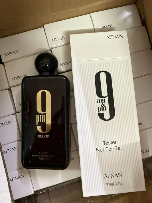 Tester Afnan 9pm Elixir 100ml edp