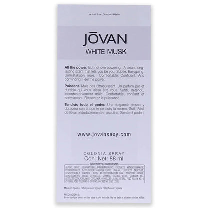 Jovan White Musk For Men 88ML Cologne