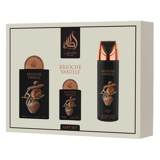 Lattafa Pride Giftset Brioche Vanille -3pc