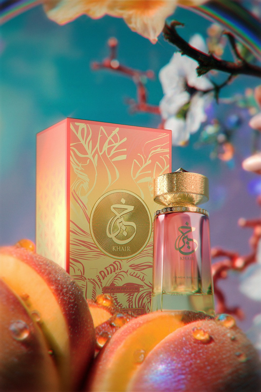 PARIS CORNER KHAIR PEACH DELULU