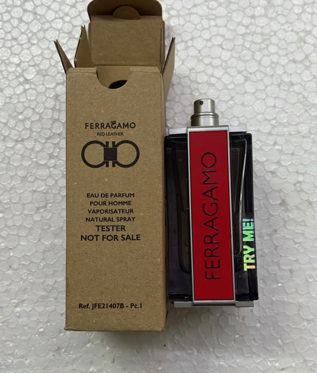 Tester Salvatore Ferragamo Red Leather 100ml edp