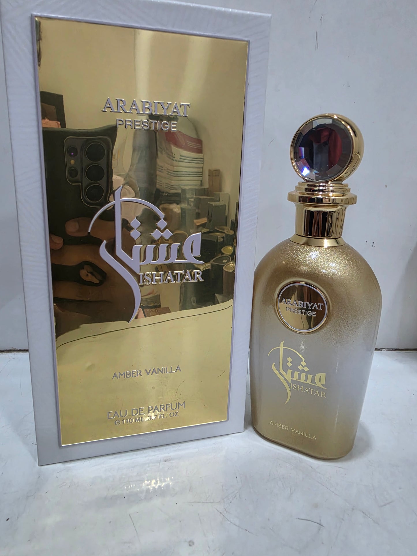 Tester Arabiyat Prestige Ishatar Amber Vanilla 110ml Edp