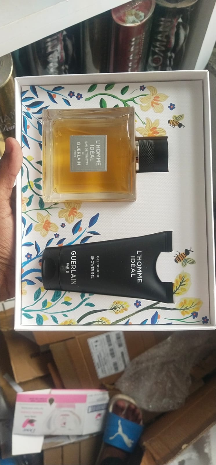 Guerlain L'homme Ideal Edt 100ml + Shower Gel ( Gift Set )