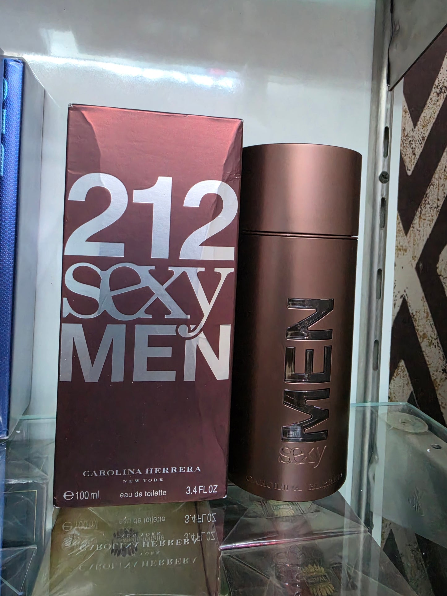 Tester Carolina Herrera 212 Sexy Men 100ml Edt