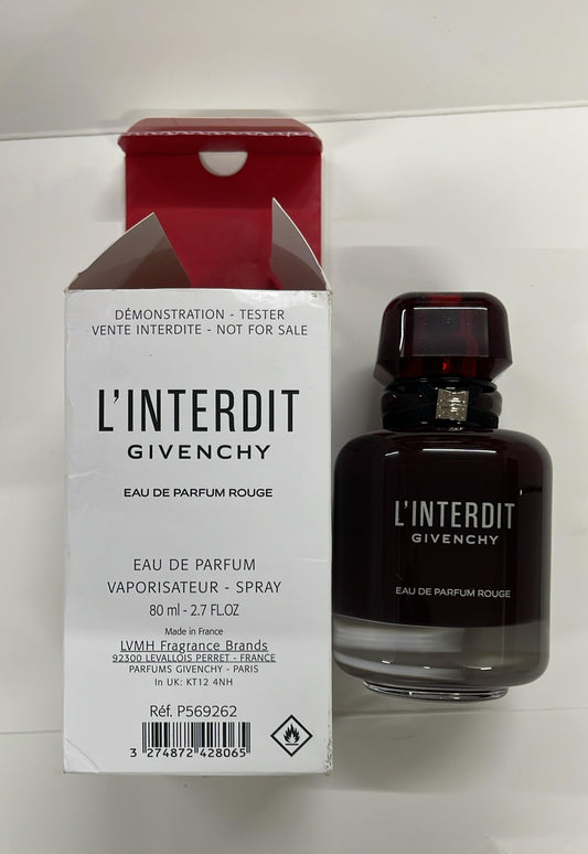 Tester Givenchy L'Interdit Rouge 80ml EDP