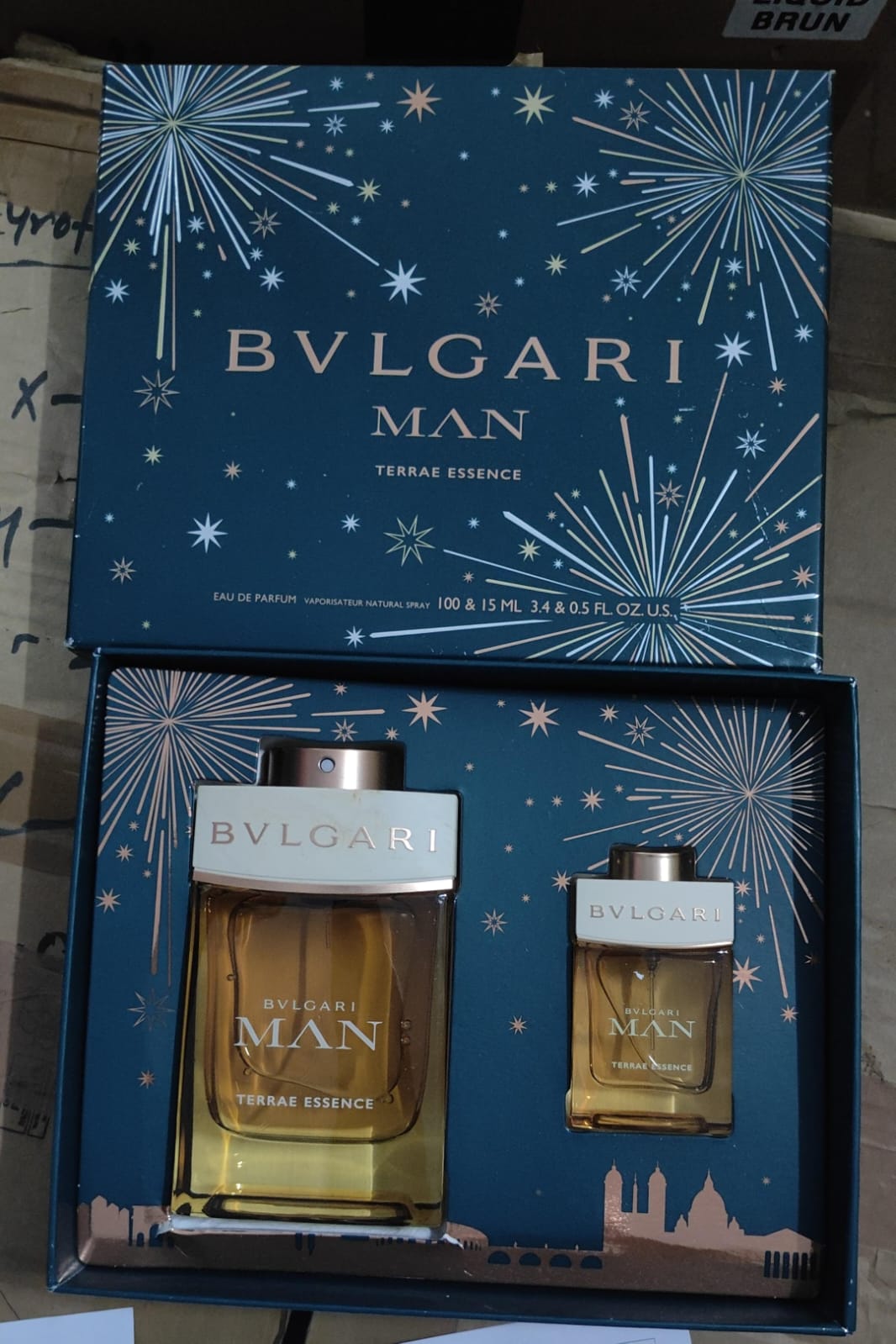 Bvlgari Terrae Essence 100ml + 15ml miniature ( Gift Set )