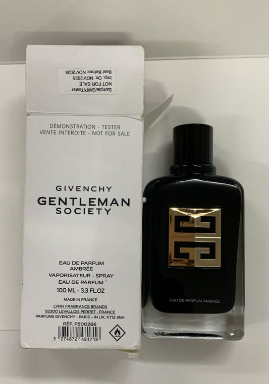 Tester Givenchy Gentleman Society Ambree 100ML EDP