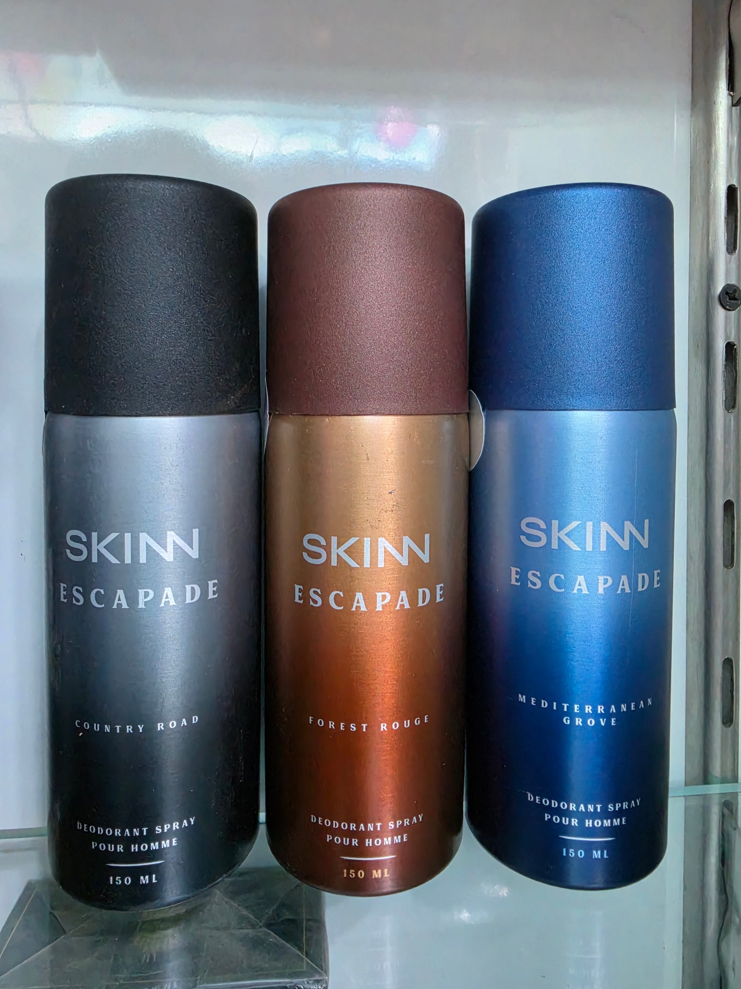 Skinn By Titan Escapade Deodorant Set Of 3 ( Country Road, Forest Rouge, Mediterranean Grove )