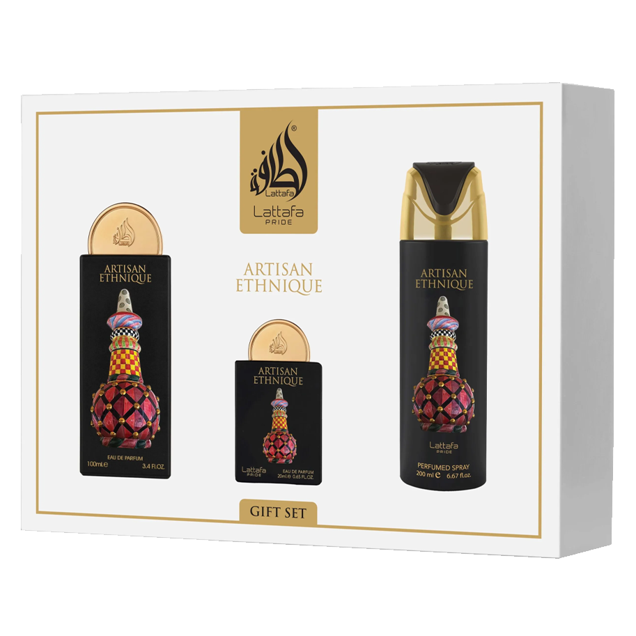 Lattafa Pride Collection Giftset Artisan Ethnique -3pc
