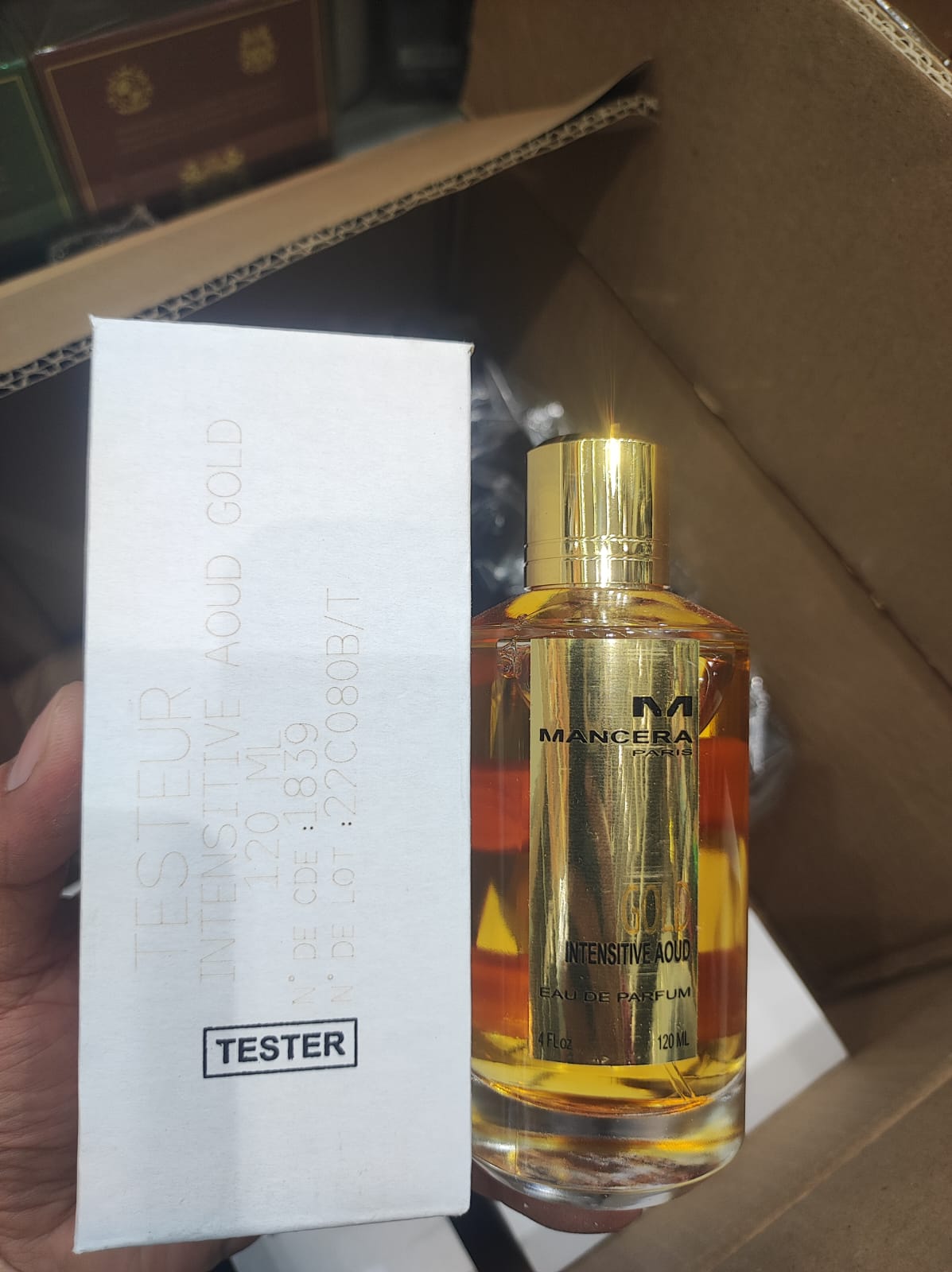 (TESTER) Mancera Gold Intensive Aoud EDP 120ML