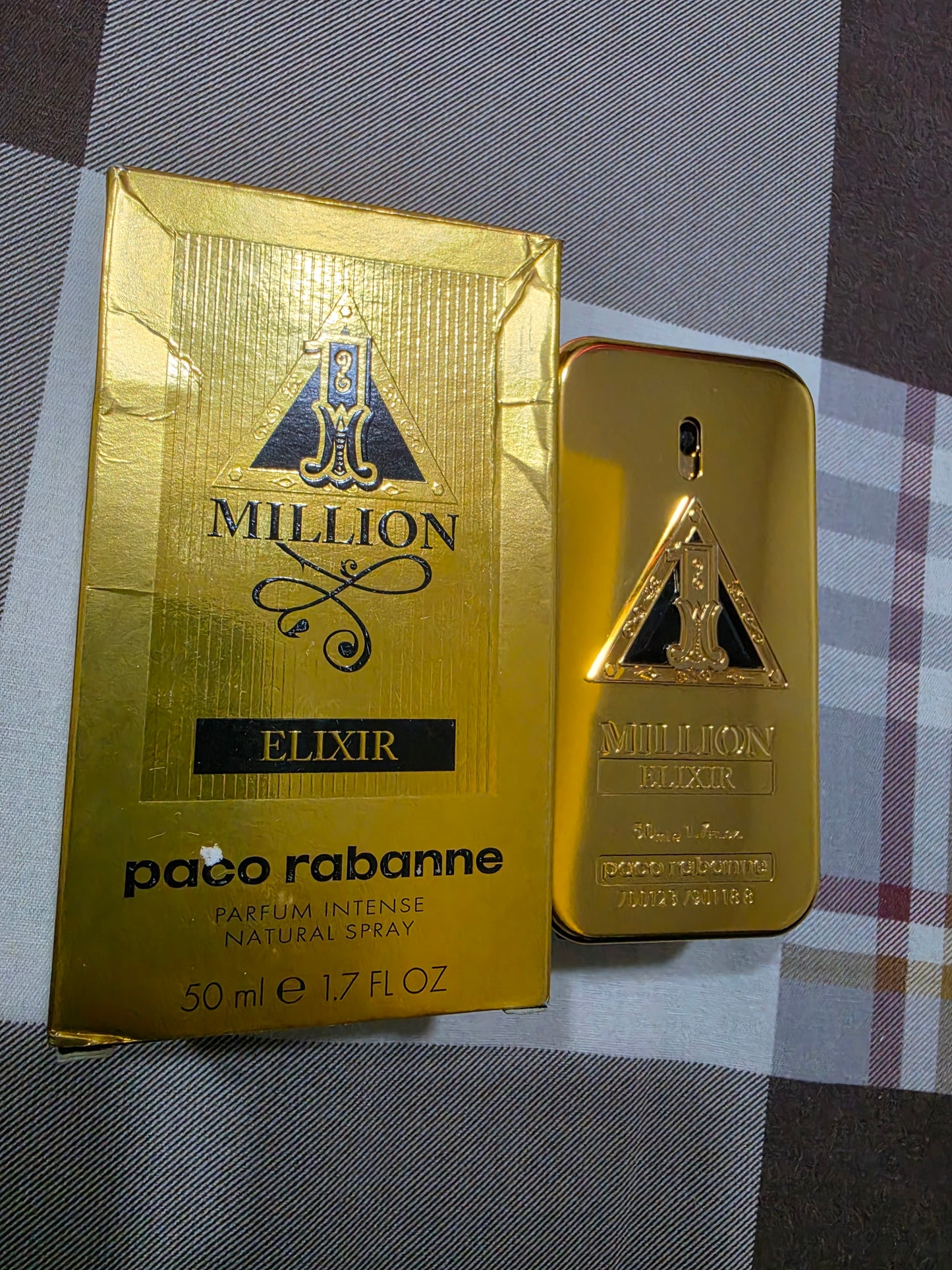 Tester Paco Rabanne 1 million elixir parfum intense 50ml