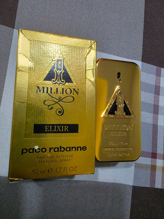 Tester Paco Rabanne 1 million elixir parfum intense 50ml