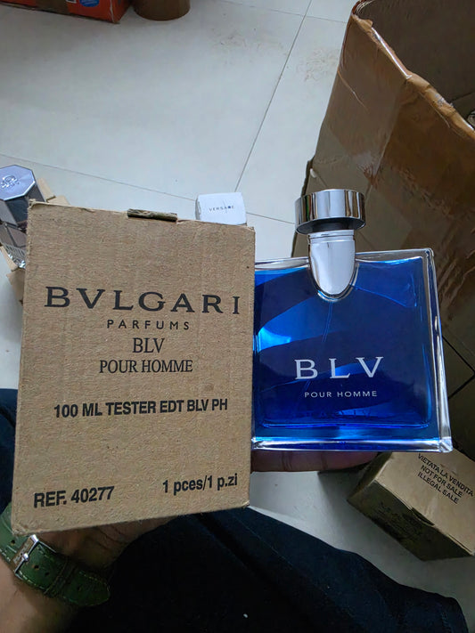 Tester Bvlgari BLV pour homme 100ml Edt