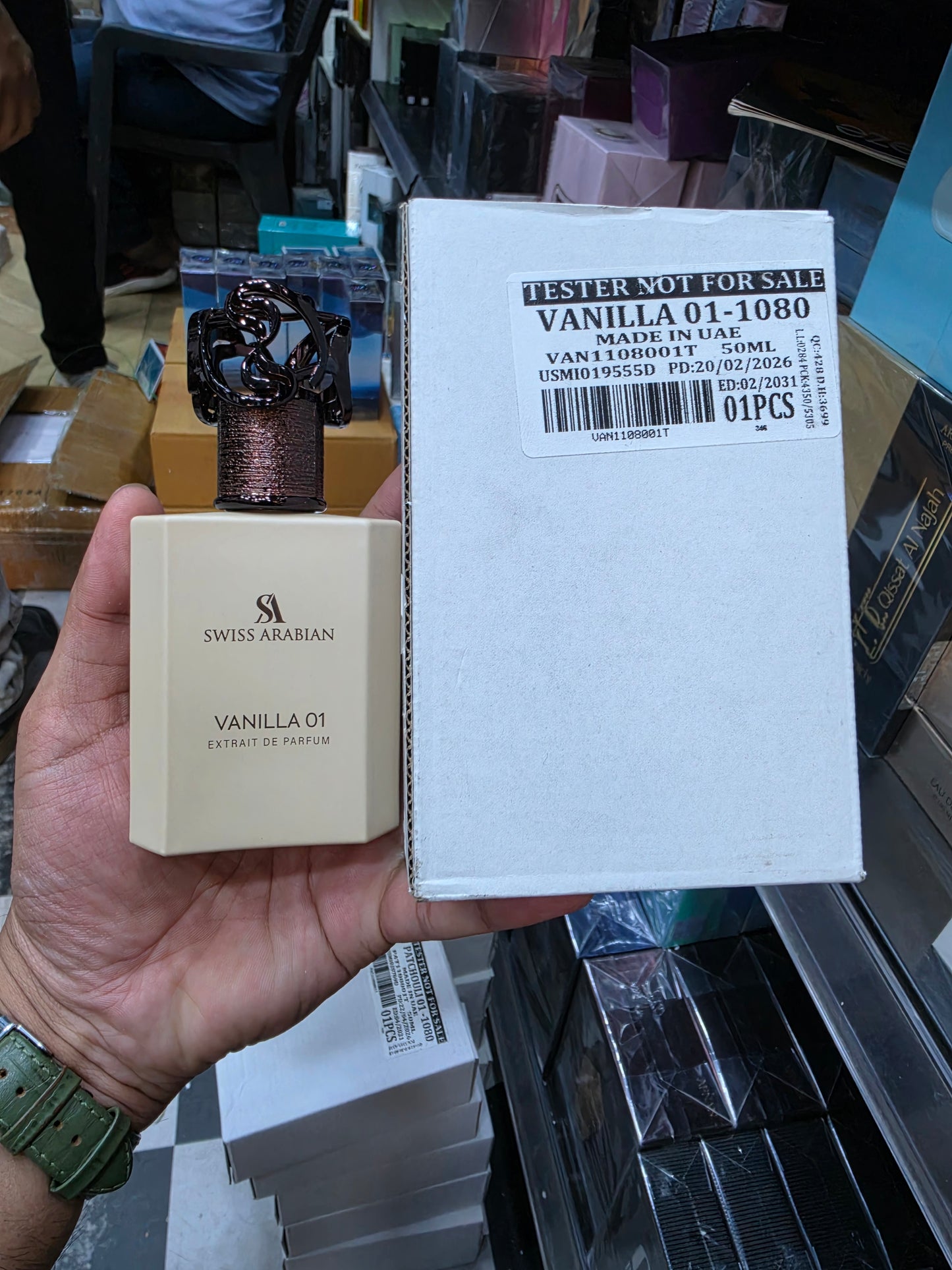 Tester Swiss Arabian Vanilla 01 Extrait De Parfum