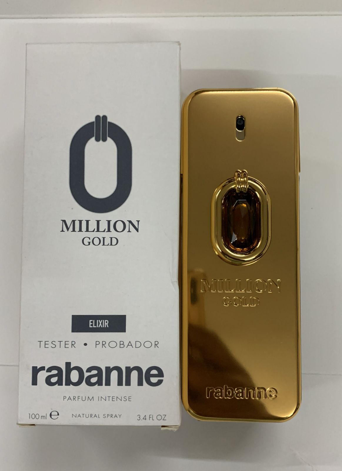 Tester Paco Rabanne One Million Gold Elixir Parfum Intense 100ml