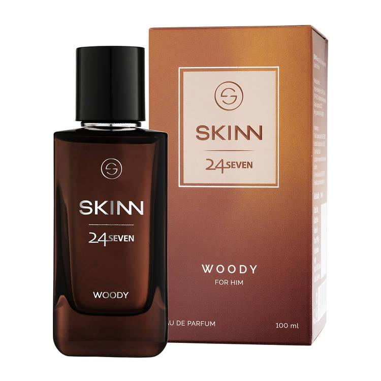 Skinn By Titan 24 Seven Woody for Him 100ml edp