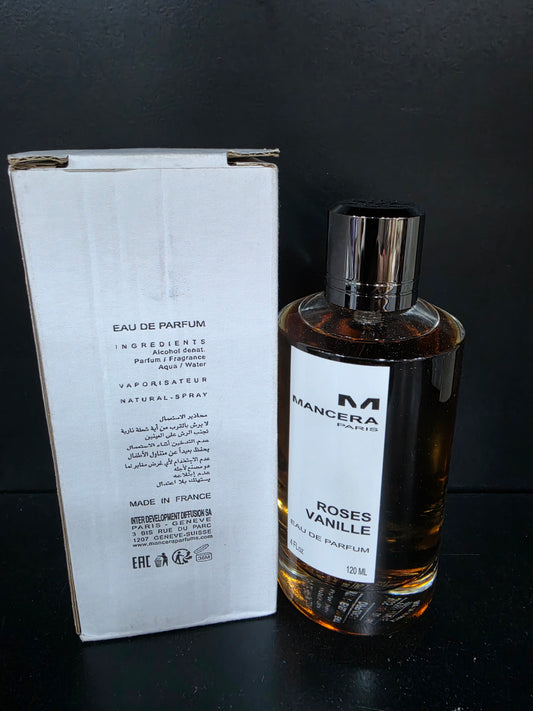 Tester Mancera Roses Vanille 120ml EDP