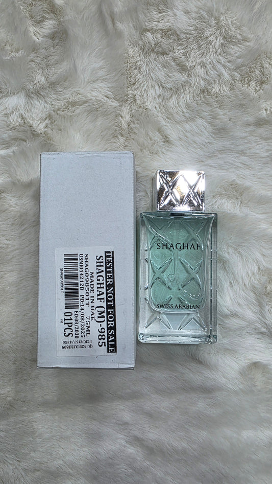 Tester Swiss Arabian Shaghaf Pour Homme 75ML EDP