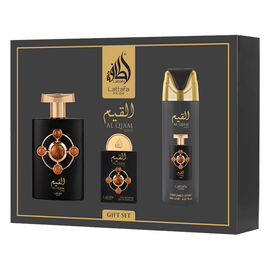 Lattafa Pride Giftset Al Qiam Gold -3pc