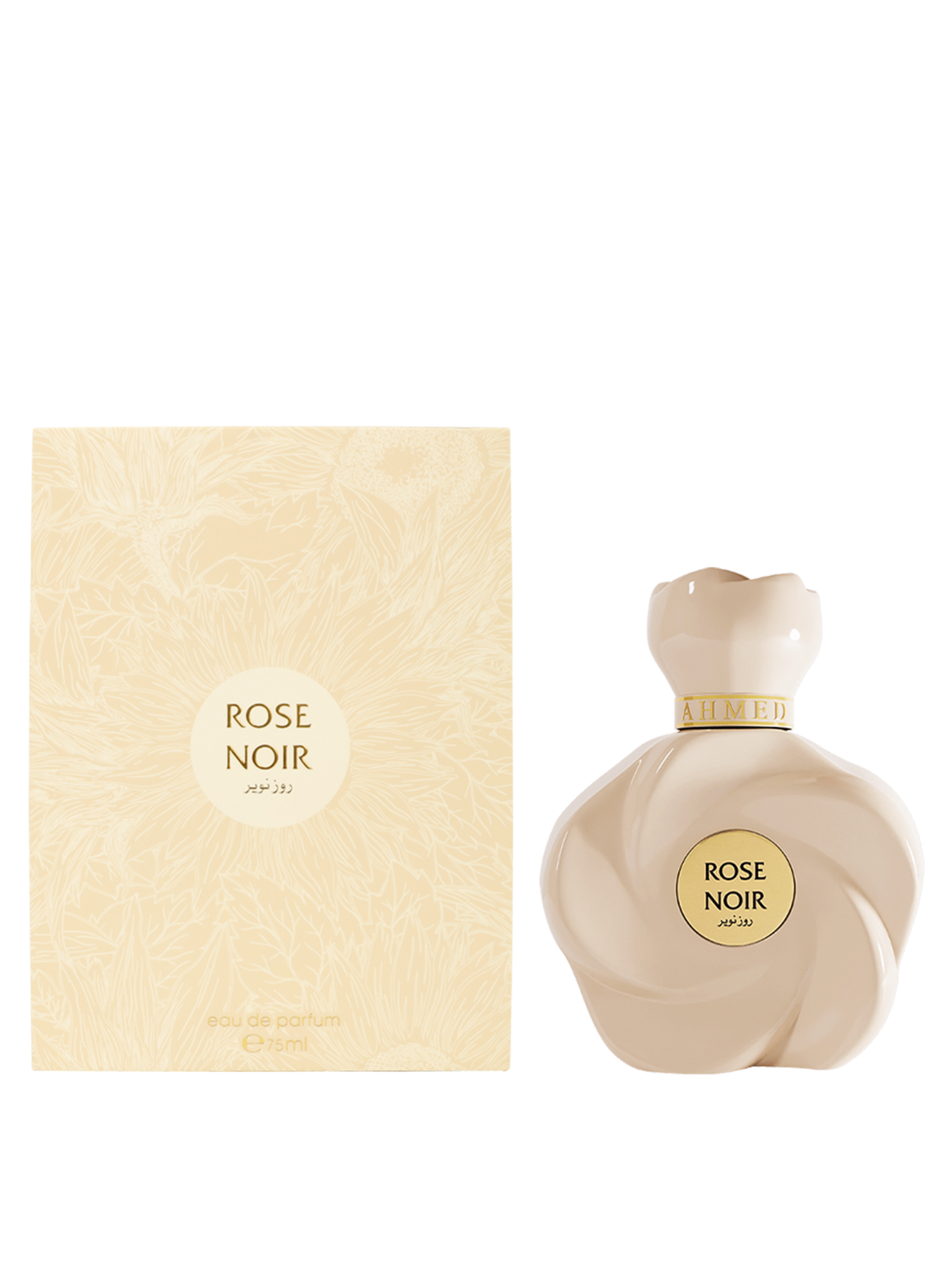 Ahmed Al Maghribi Rose Noir 75ml Edp for Men and women