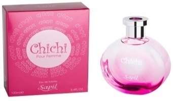 Sapil Chichi EDT perfume bottle and box