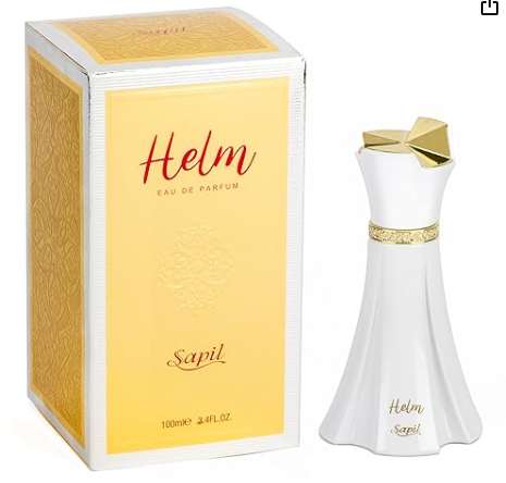 Sapil Helm EDT perfume bottle and box