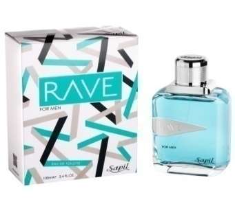 Sapil Rave Men EDT perfume bottle and box