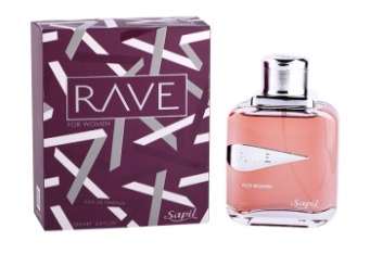 Sapil Rave Women EDP perfume bottle and box