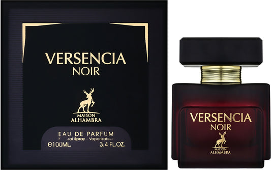 Maison Alhambra Versencia Noir EDP bottle and box