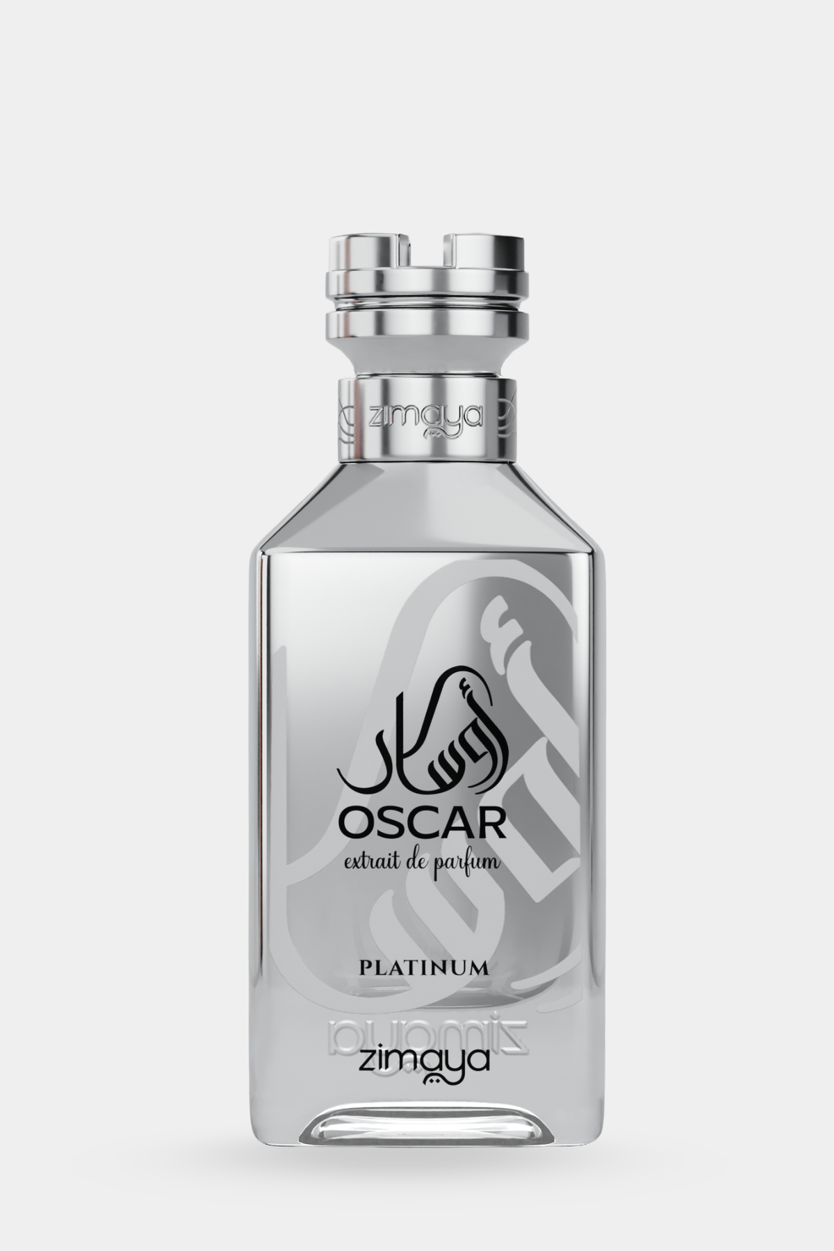 Zimaya Oscar Platinum silver bottle — 100ml tester unit